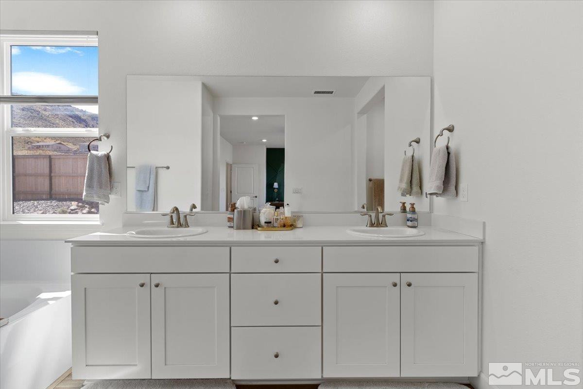 10385 Alchemy Court Reno, NV 89521 - Photo 16 of 40 a bathroom with a sink and a mirror