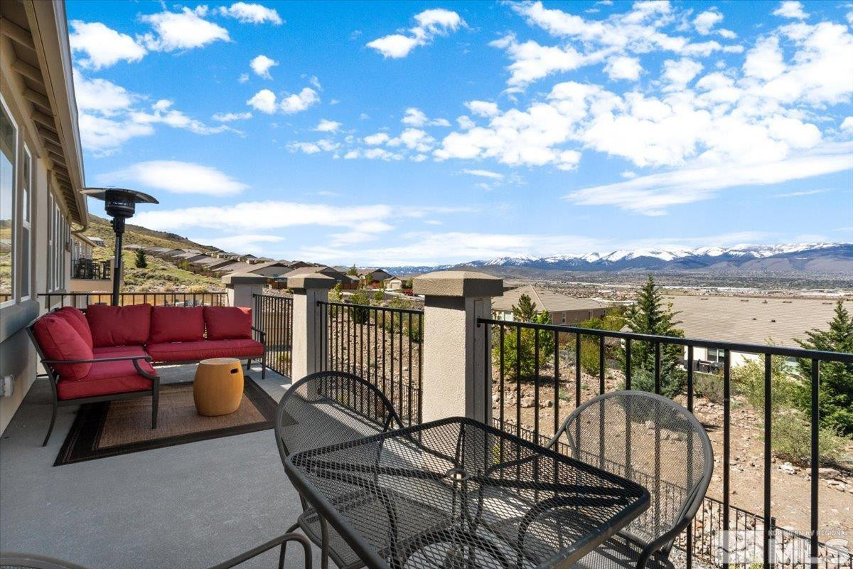 10385 Alchemy Court Reno, NV 89521 - Photo 29 of 40 a view of a balcony with furniture
