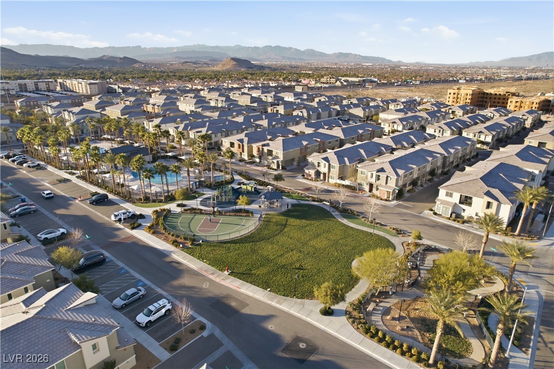 12185 Scarlet Ember Road, Unit 4 Las Vegas, NV 89183 - Photo 40 of 40 View of property location with a mountain backdrop and nearby suburban area
