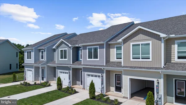 a front view of a house with a garden and plants