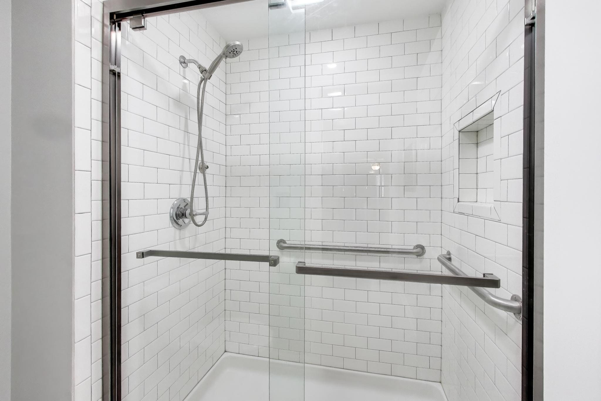 900 A Easy Street Crown Point, IN 46307 - Photo 18 of 22 a bathroom with a shower