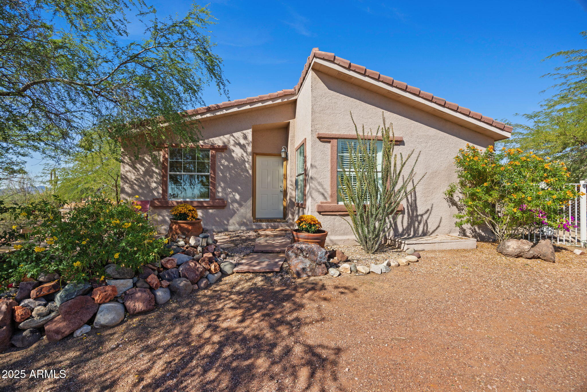 42210 North Castle Hot Springs Road Morristown, AZ 85342 - Photo 3 of 47 a view of a house with a patio