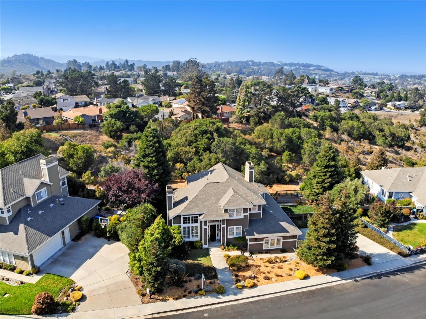 93 Ralston Ranch Road Belmont, CA 94002 - Photo 42 of 49 an aerial view of a house