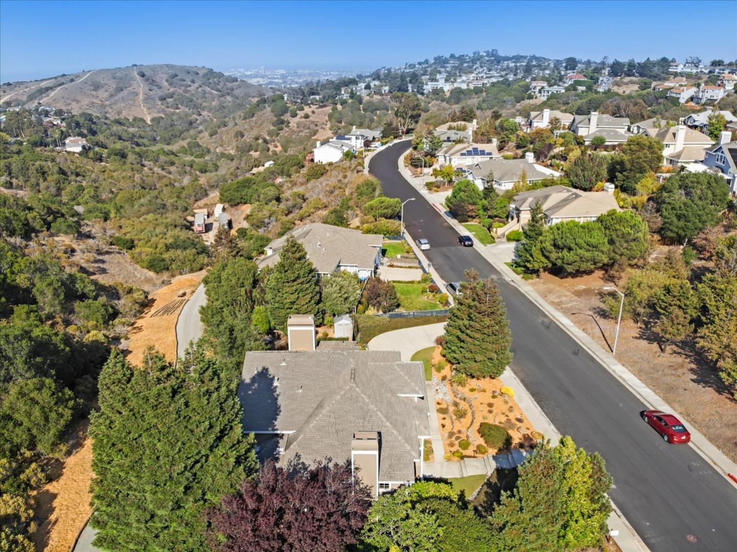93 Ralston Ranch Road Belmont, CA 94002 - Photo 47 of 49 an aerial view of a house