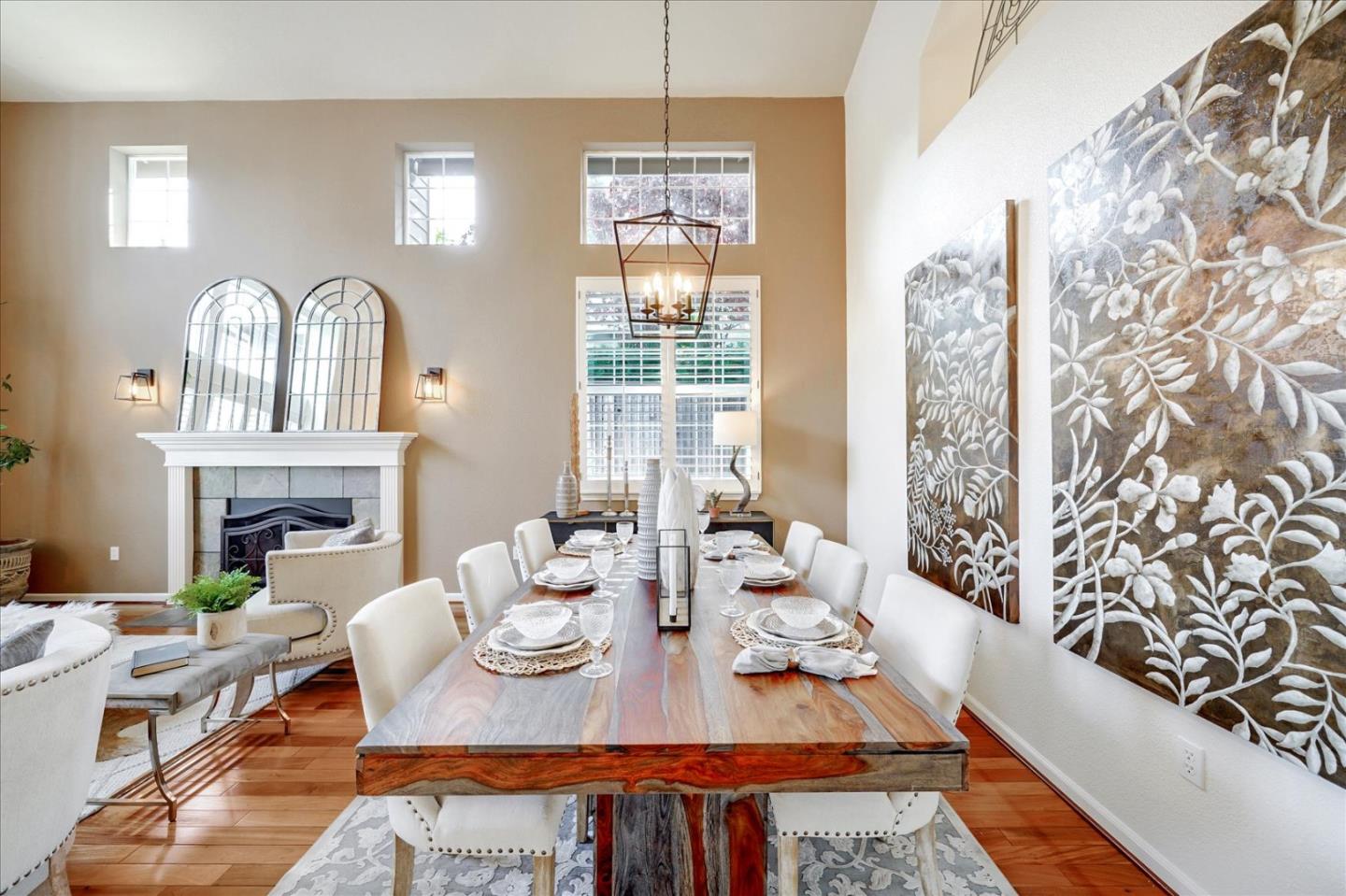 93 Ralston Ranch Road Belmont, CA 94002 - Photo 8 of 49 a view of a dining room with furniture window and outside view