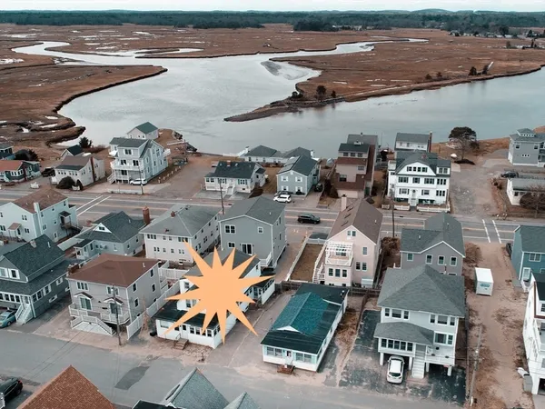 an aerial view of a