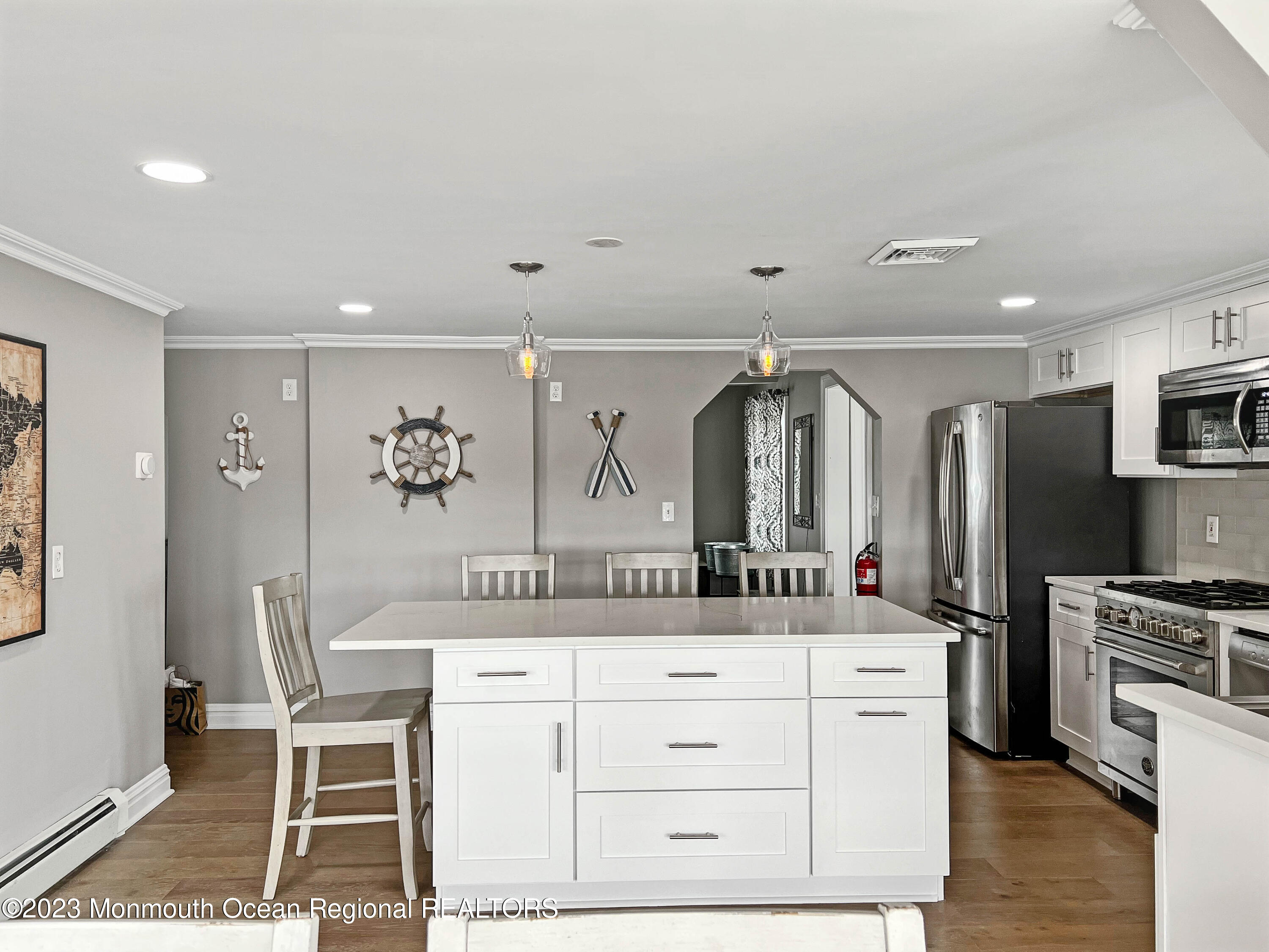43 Woodhaven Road Toms River, NJ 08753 - Photo 17 of 67 a view of kitchen with center island and stainless steel appliances