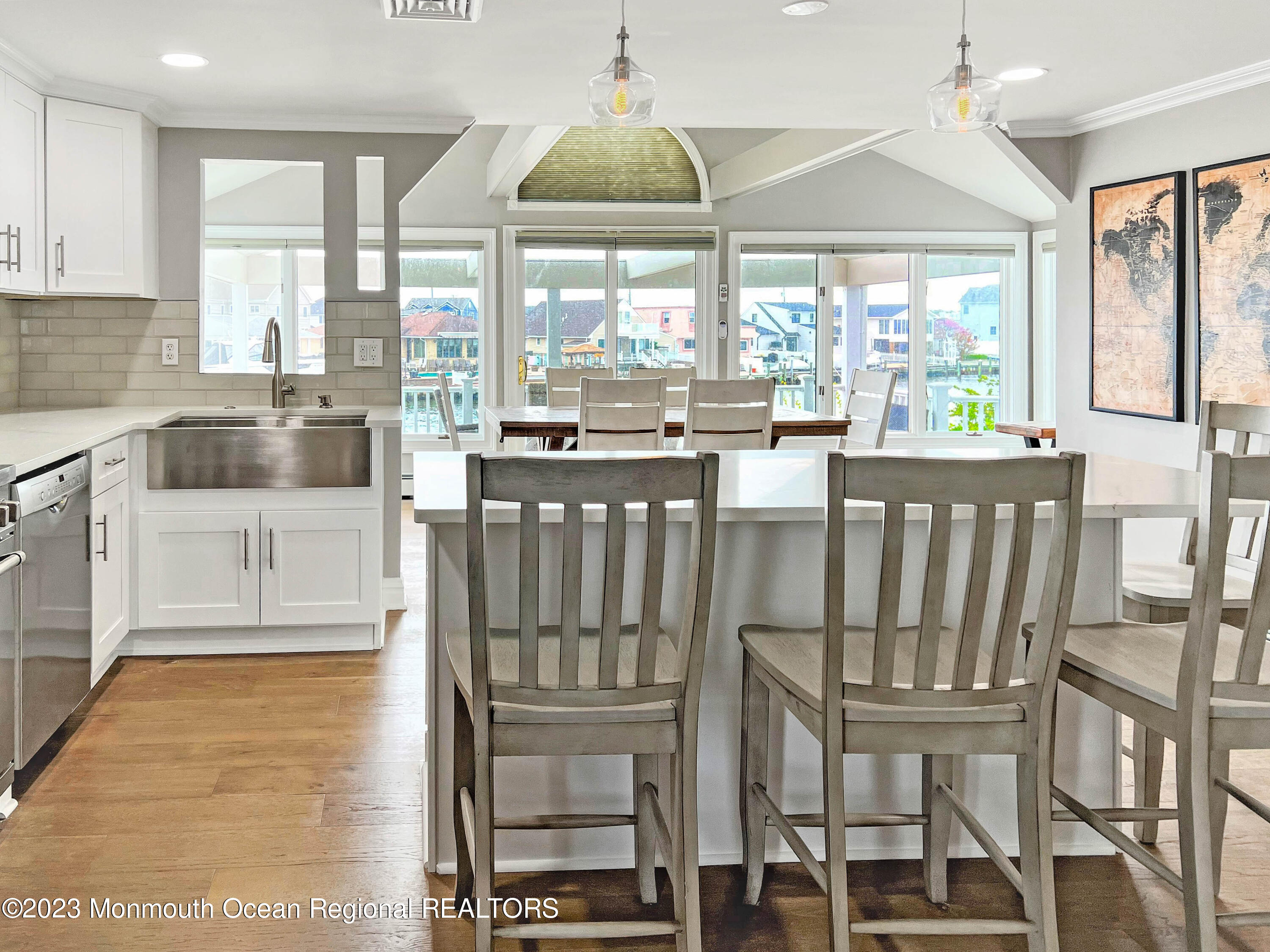 43 Woodhaven Road Toms River, NJ 08753 - Photo 21 of 67 a view of a kitchen with wooden floor and outdoor space