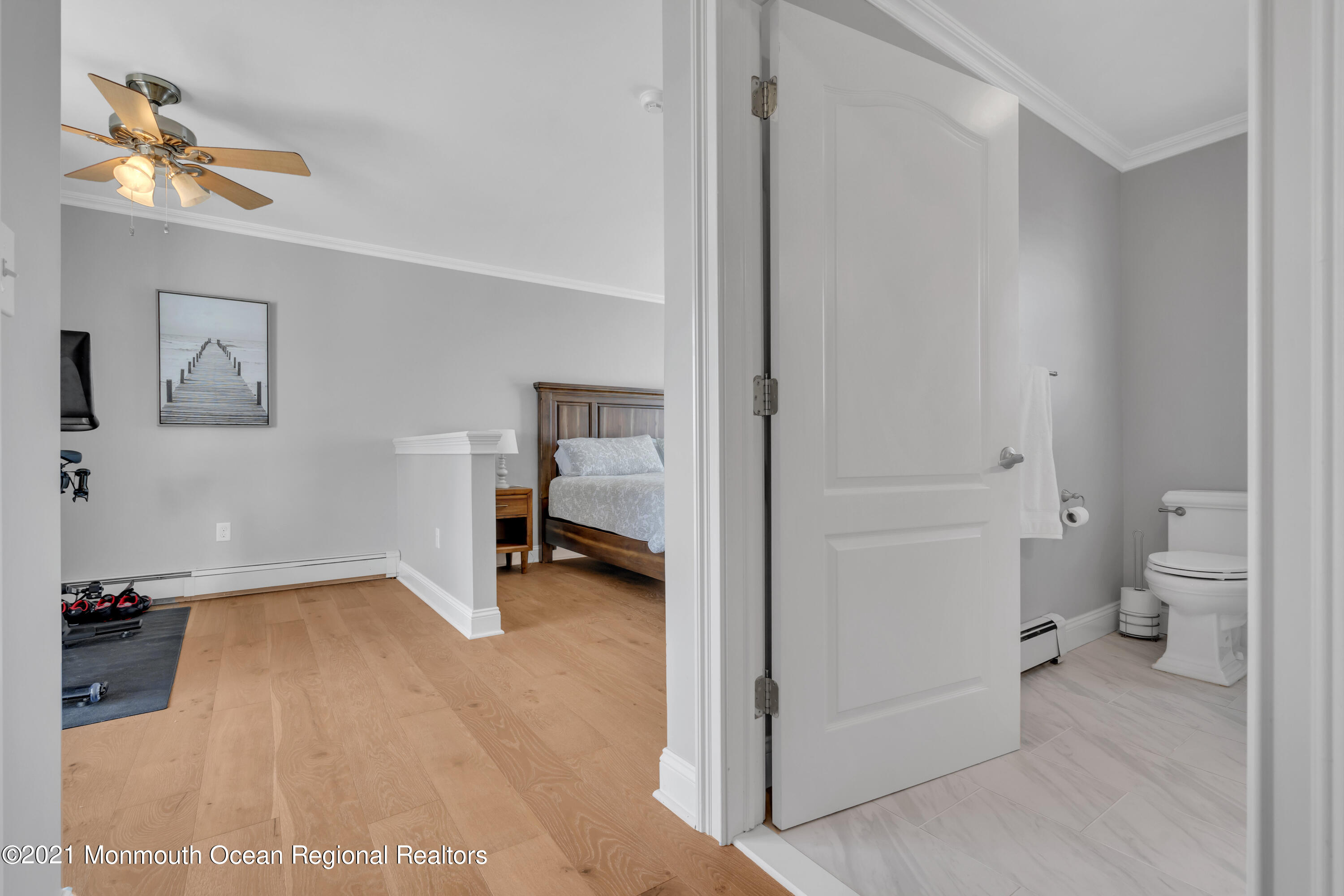 43 Woodhaven Road Toms River, NJ 08753 - Photo 39 of 67 a view of a room with a bench and a toilet