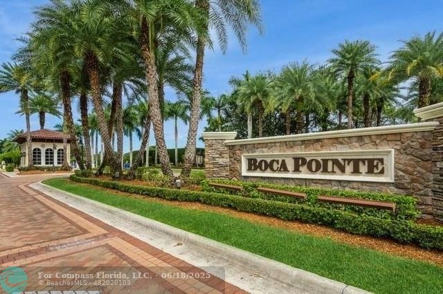 7876 La Mirada Drive Boca Raton, FL 33433 - Photo 28 of 34 a sign on the side of a road