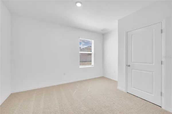 a view of back yard of the house