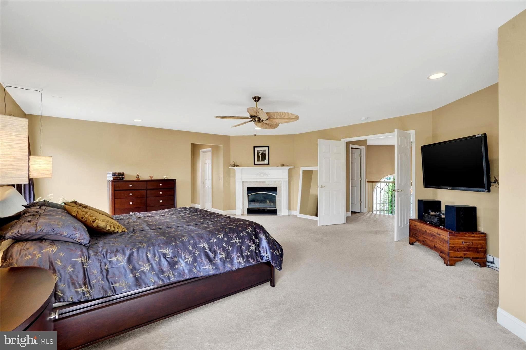 750 Rydell Drive Dallastown, PA 17313 - Photo 45 of 61 a bedroom with a bed and a flat screen tv