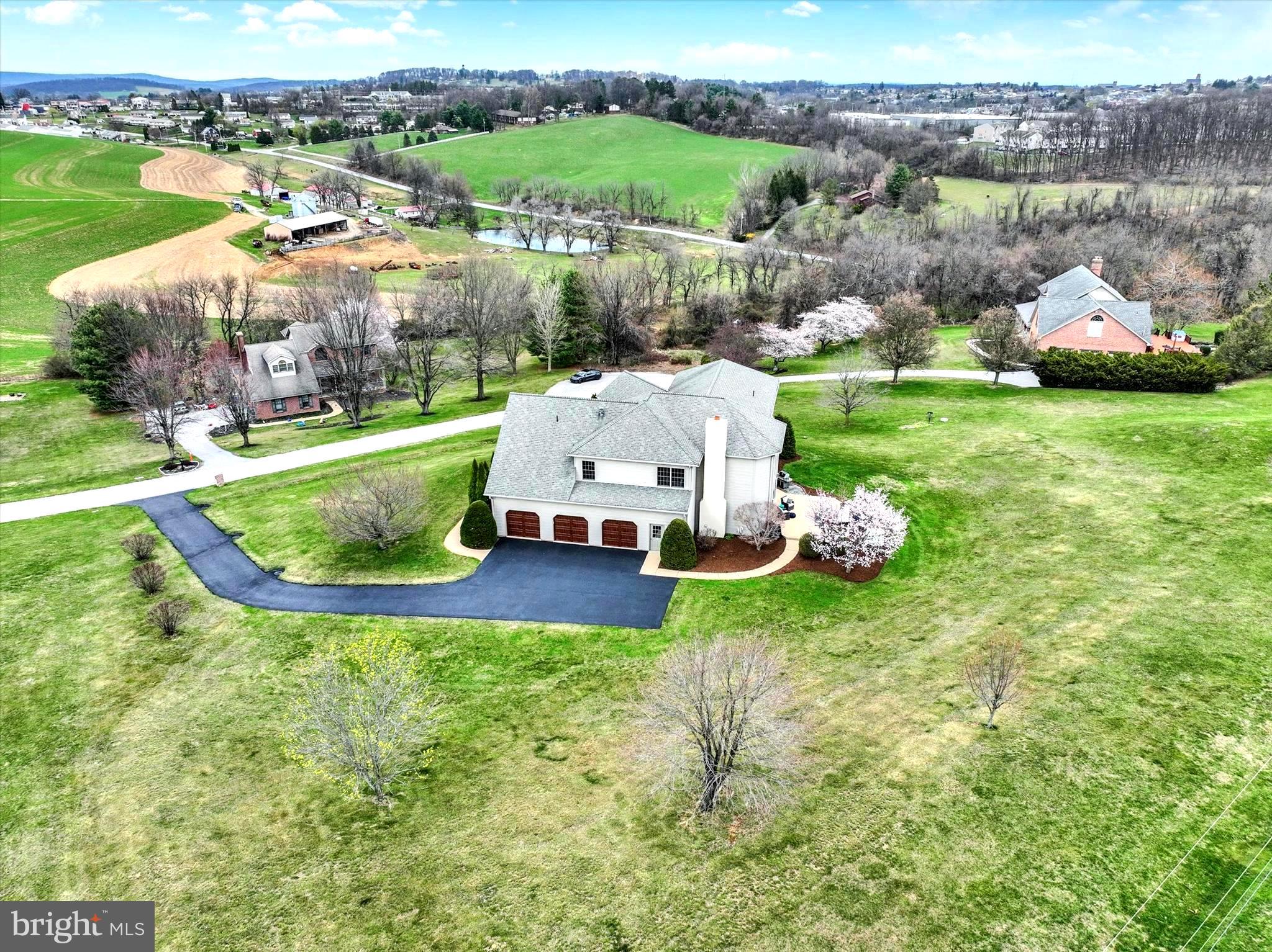 750 Rydell Drive Dallastown, PA 17313 - Photo 9 of 61 an aerial view of a house with yard swimming pool and outdoor seating