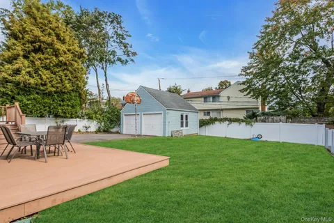 a house with trees in the background