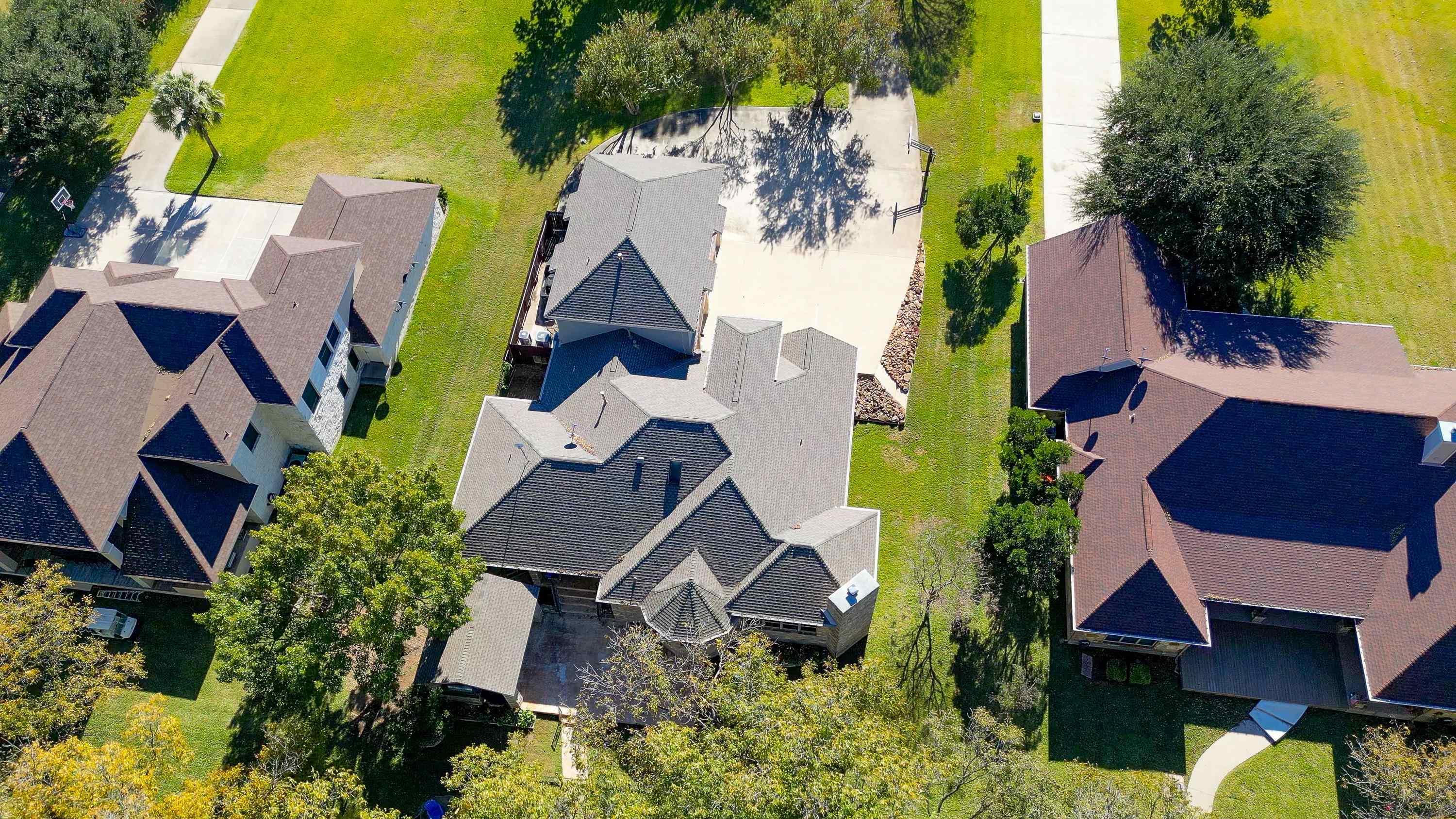 206 River Ranch Road Kingsland, TX 78639 - Photo 30 of 30 an aerial view of multiple houses with yard