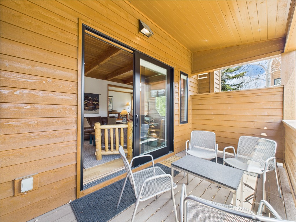 620 Tennis Club Road, Unit 1339 Keystone, CO 80435 - Photo 10 of 49 Step out to a covered deck directly from the living room