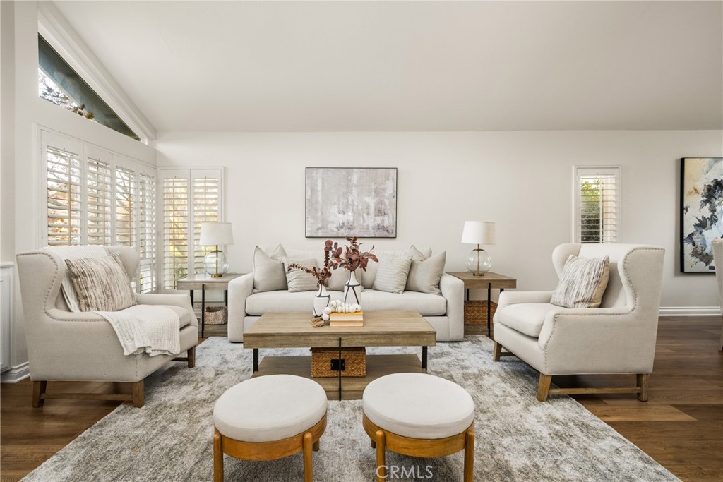 4 Abeto Irvine, CA 92620 - Photo 3 of 29 a living room with furniture a rug a lamp and a large window