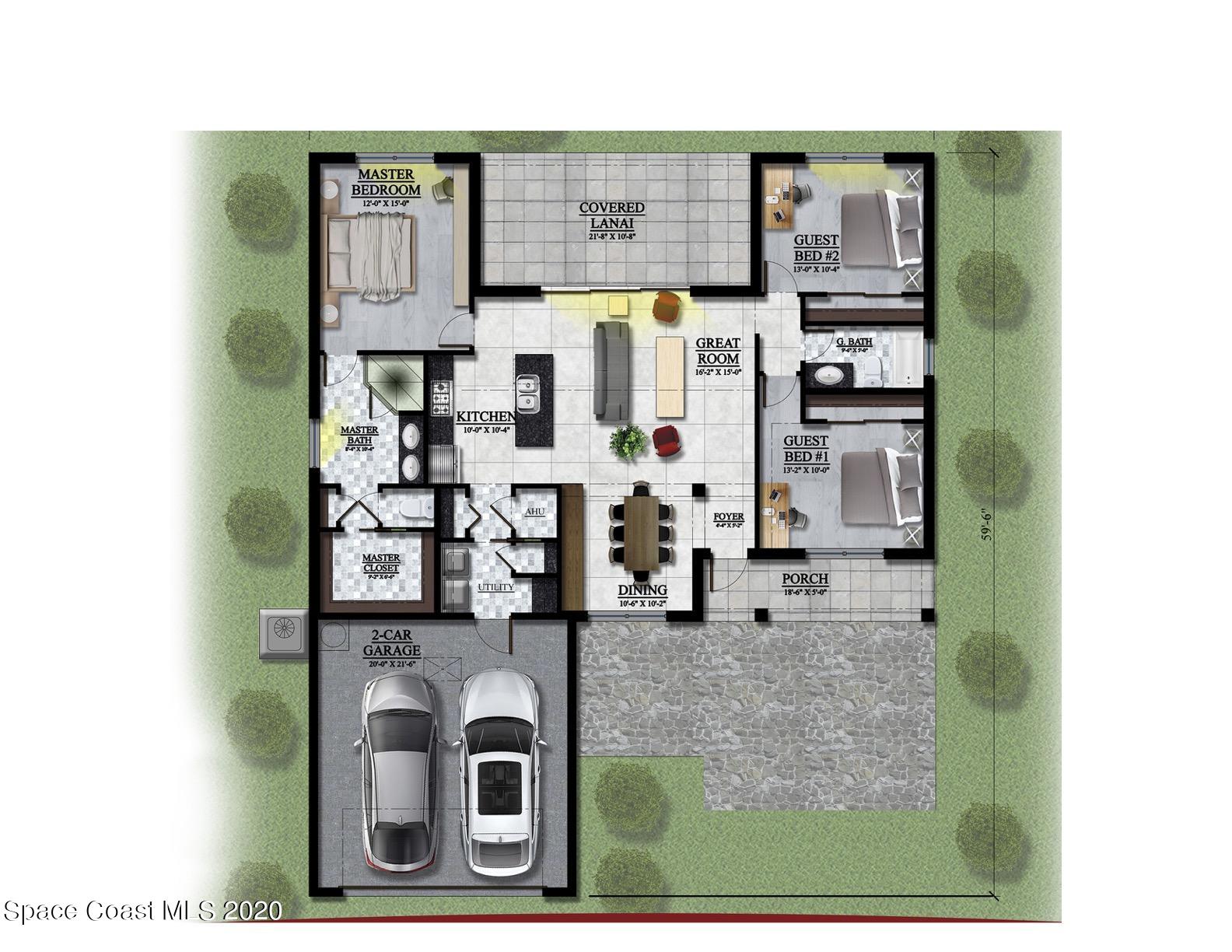 1110 Commerce Road Southeast Palm Bay, FL 32909 - Photo 12 of 12 Floor plan
