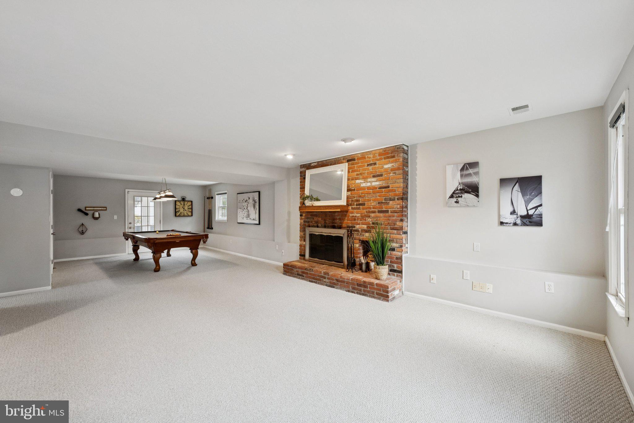 2404 Blue Valley Drive Silver Spring, MD 20904 - Photo 13 of 46 Great Room w/brick, wood-burning FP w/mantle