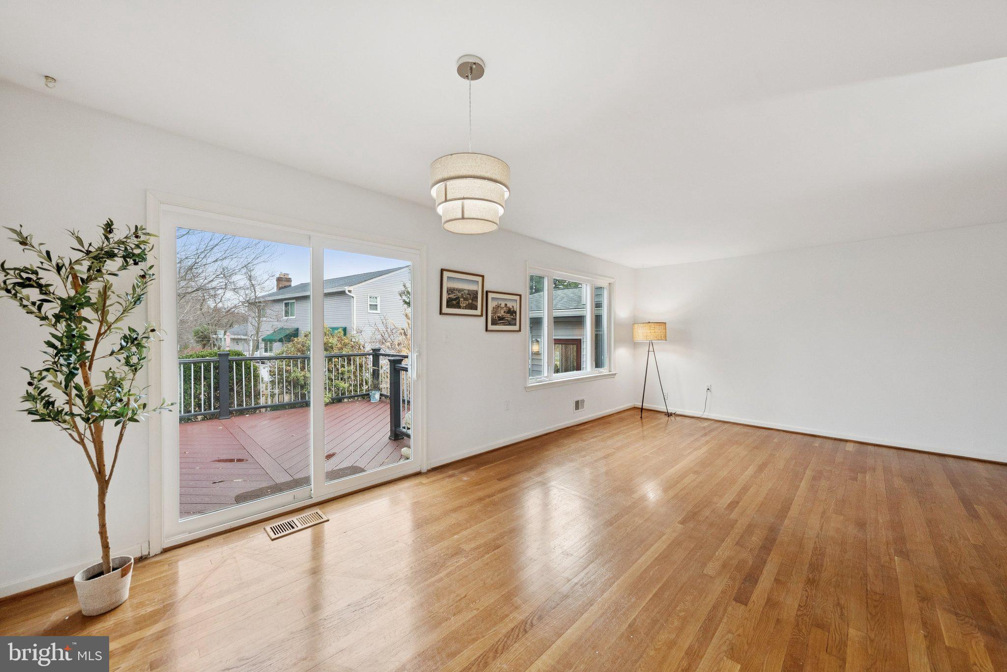 2404 Blue Valley Drive Silver Spring, MD 20904 - Photo 9 of 46 Large sliding glass doors open to expansive deck!
