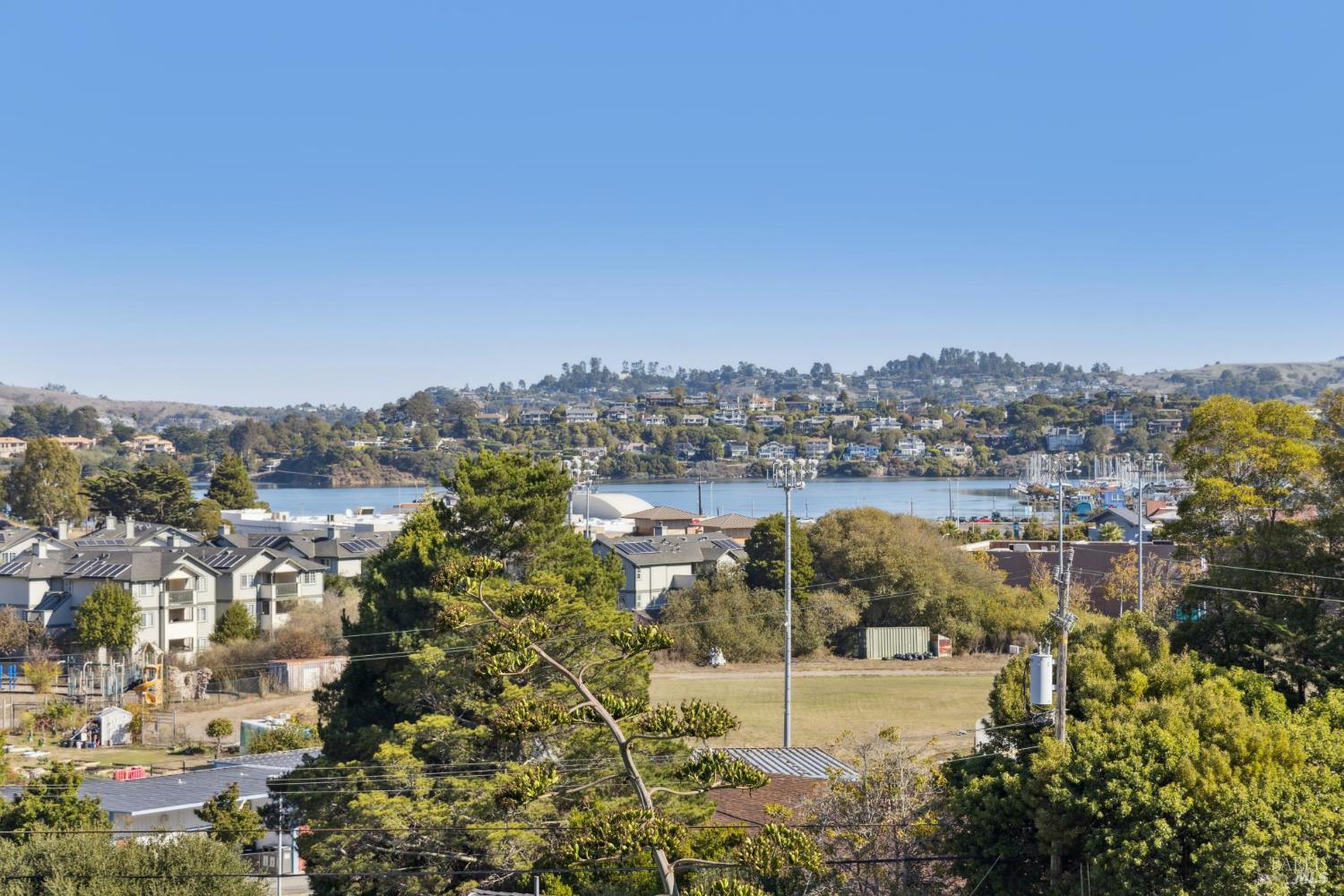 16 Dutton Court Sausalito, CA 94965 - Photo 17 of 42 Main floor: expansive water view from deck off living room!