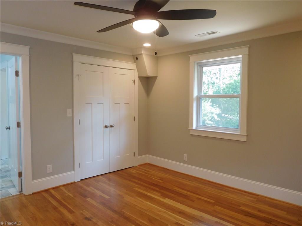3545 Milhaven Road Winston-Salem, NC 27106 - Photo 14 of 30 Master Bedroom. Hardwoods continue. This Bedroom has two closets; one is a large walk-in, & an all new Master Bath.