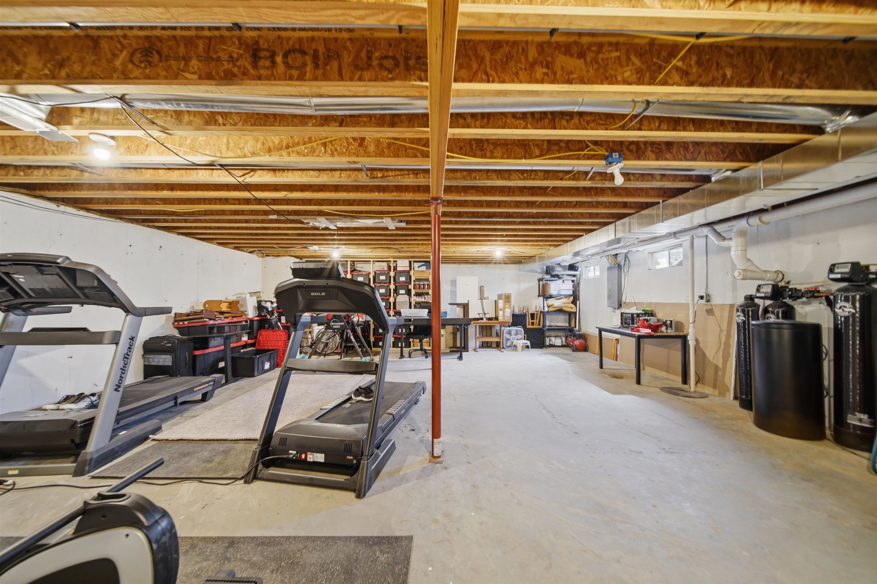 5287 East Canfield (5 Ac) Road Chana, IL 61015 - Photo 24 of 45 a view of a room with gym equipment