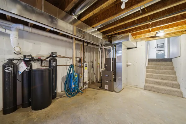 a view of storage and utility room