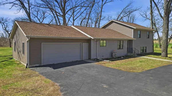 a front view of house with yard