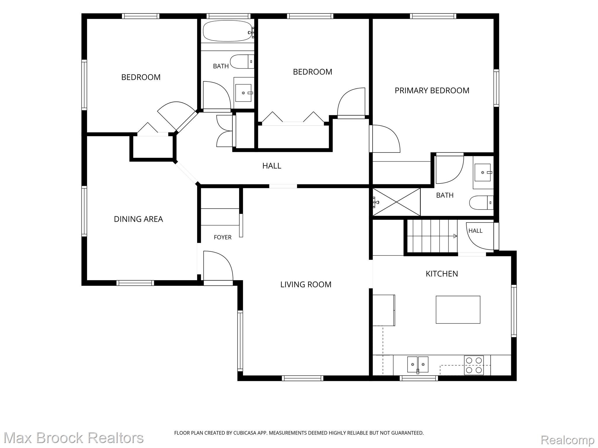 1918 Massoit Road Royal Oak, MI 48073 - Photo 35 of 36 Main Floor Plan