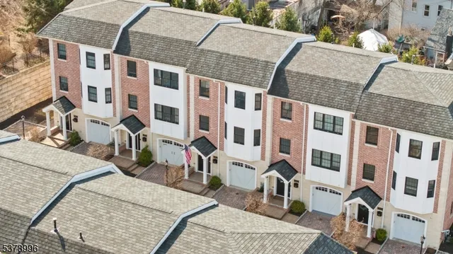 a front view of a multi story building