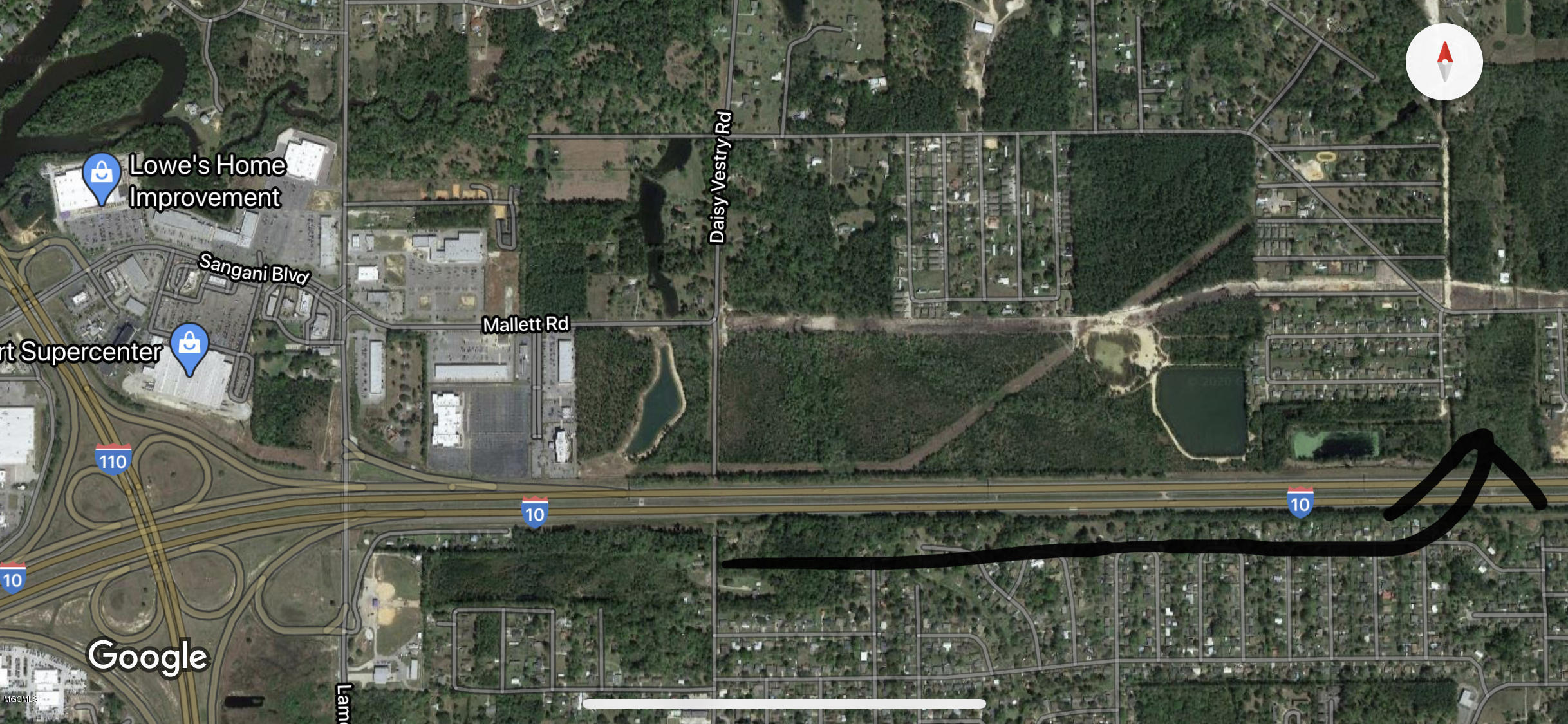 0 Cook Road Biloxi, MS 39532 - Photo 4 of 4 cook_rd_aerial_1