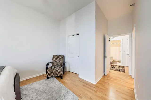 a view of room with window and workspace