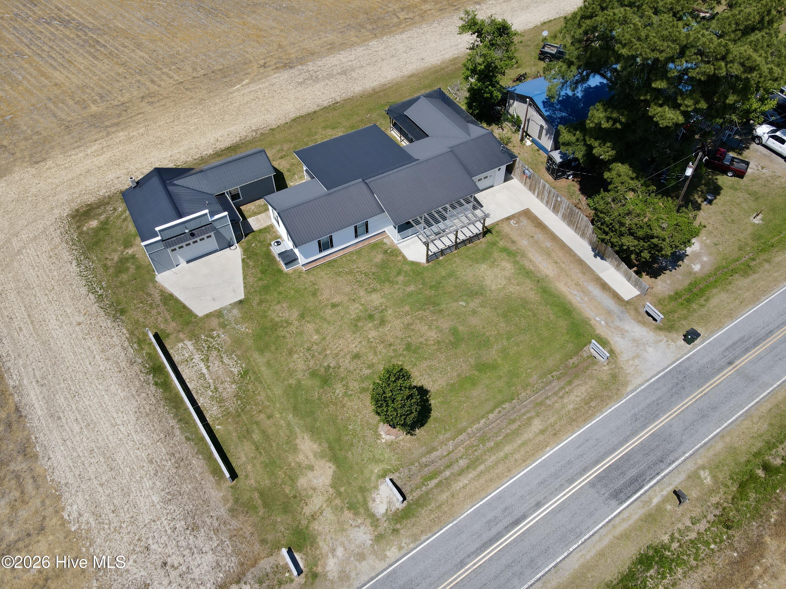 2714 Harrison Road Williamston, NC 27892 - Photo 14 of 78 Front side aerial view
