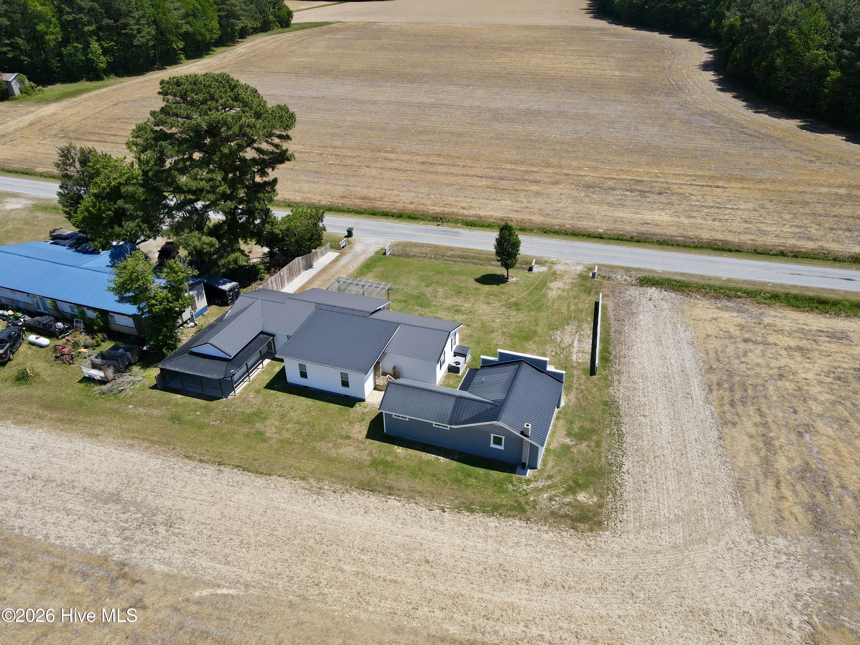 2714 Harrison Road Williamston, NC 27892 - Photo 17 of 78 Back aerial view of property