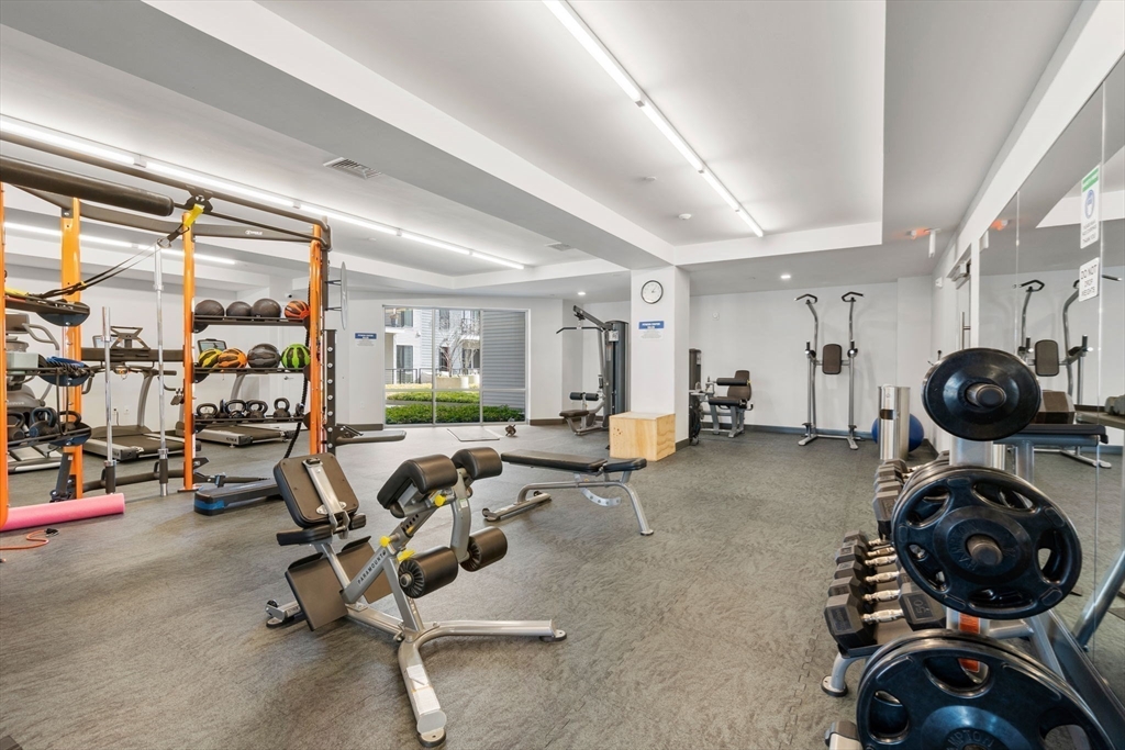 45 West 3rd Street, Unit 409 Boston, MA 02127 - Photo 21 of 30 a view of a room with gym equipment