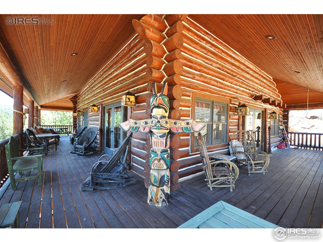 1232 Beartrap Road Red Feather Lakes, CO 80545 - Photo 1 of 25 Wrap tongue n groove ceiling porch