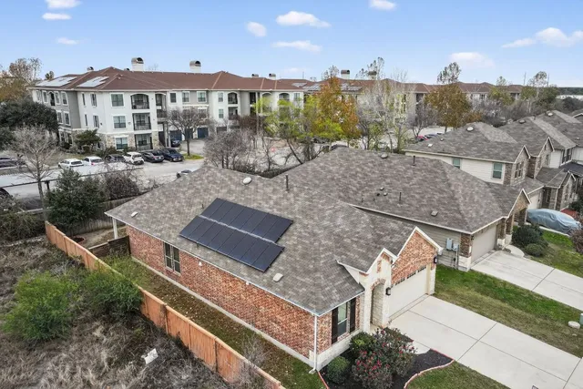 a view of a city with tall buildings