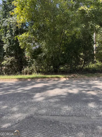 a view of yard with swimming pool and green space