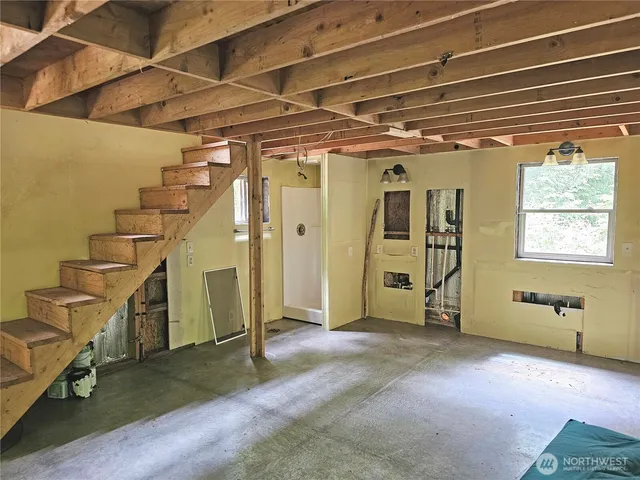 a view of an empty room