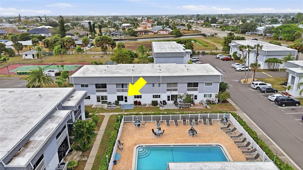 22375 Edgewater Drive, Unit 124 Punta Gorda, FL 33980 - Photo 18 of 29 a view of a city with an outdoor space