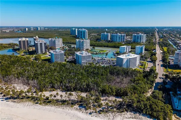 a view of a city with tall buildings