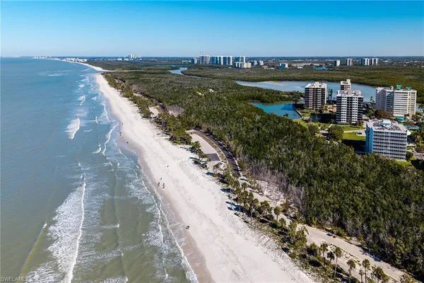 a view of a city and an ocean view