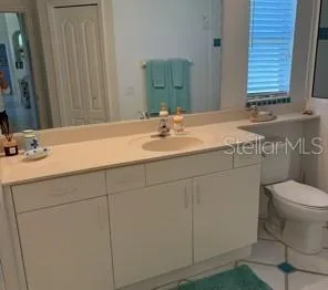 a bathroom with a sink and a toilet