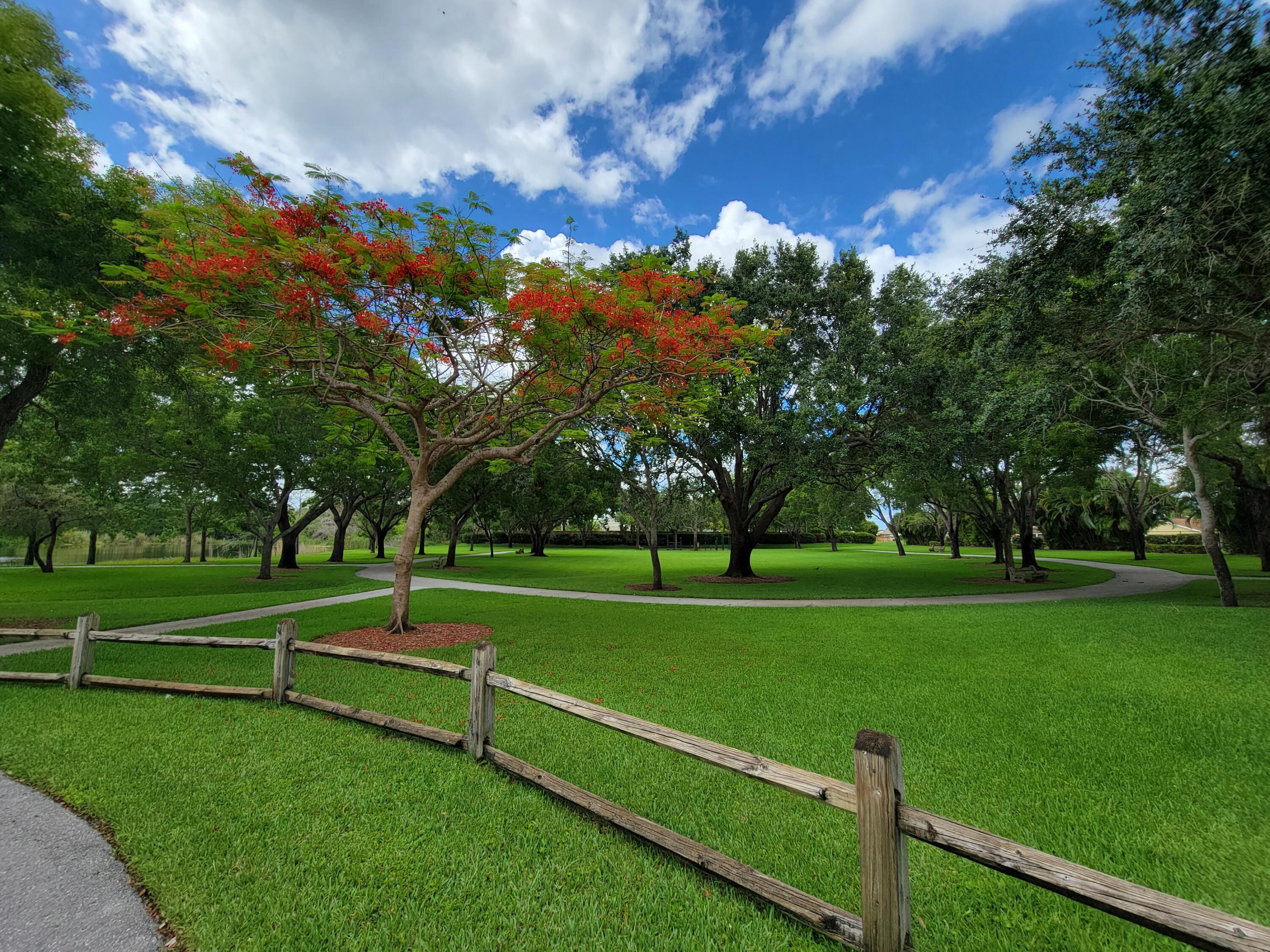 9682 Ohio Place Boca Raton, FL 33434 - Photo 32 of 37 a view of a park with large trees