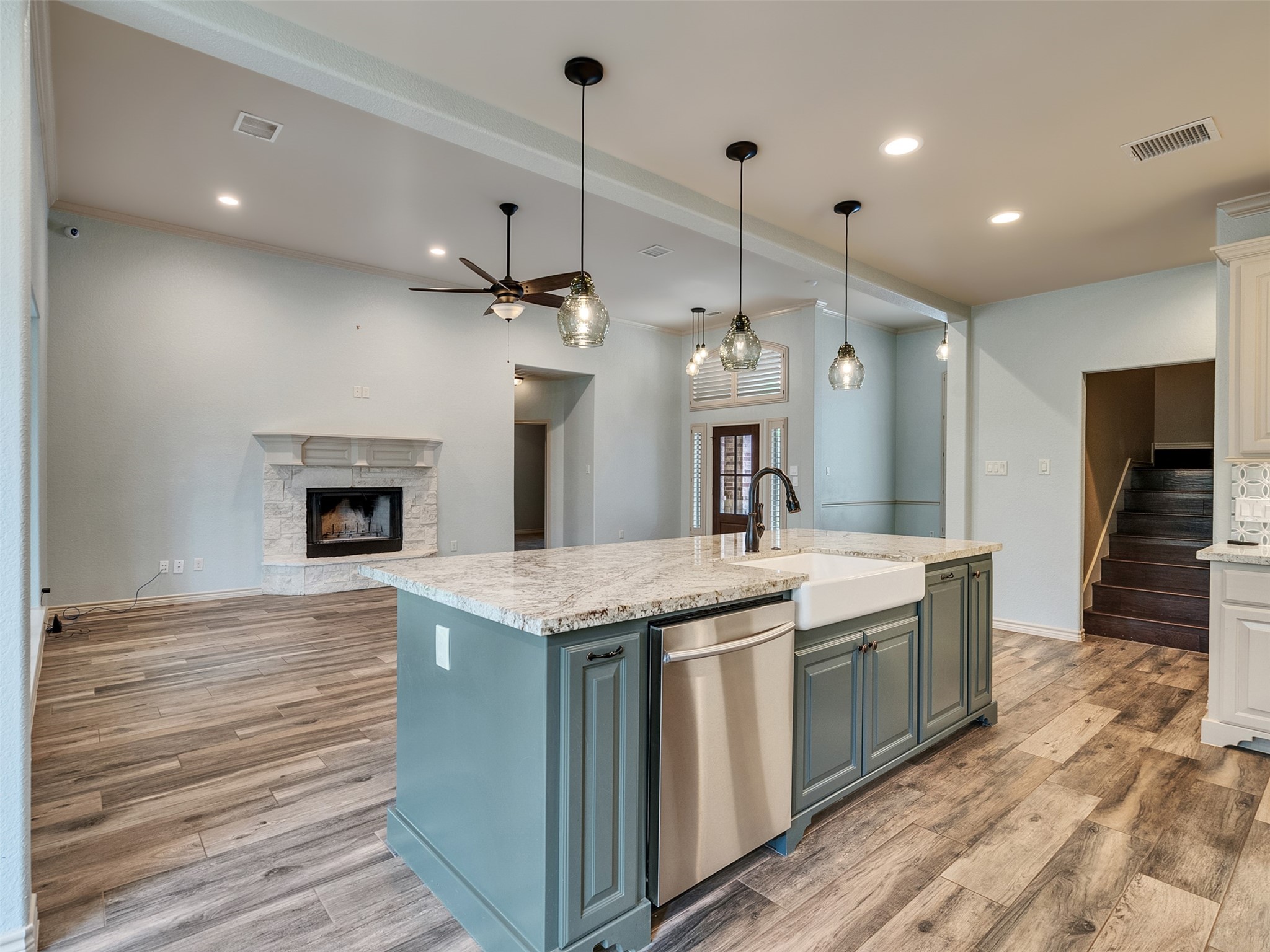 18005 Cindy Lane Conroe, TX 77302 - Photo 18 of 49 Farmhouse sink; neutral palette create a warm and inviting atmosphere.
