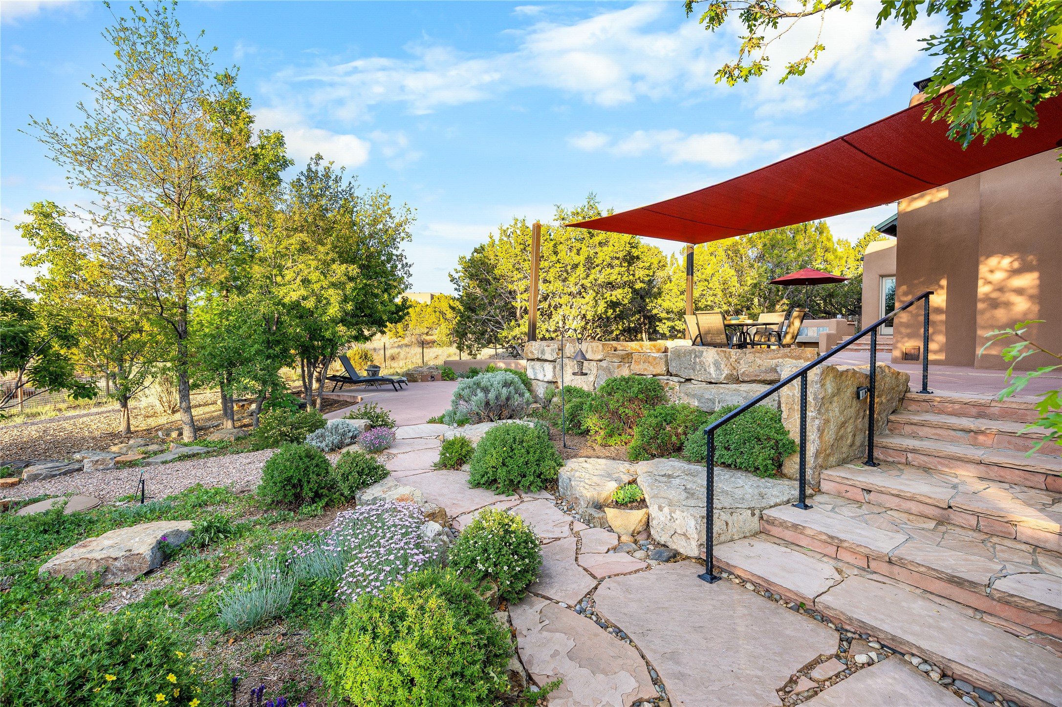 112 Coyote Ridge Trail Santa Fe, NM 87507 - Photo 44 of 54 Side yard and patio