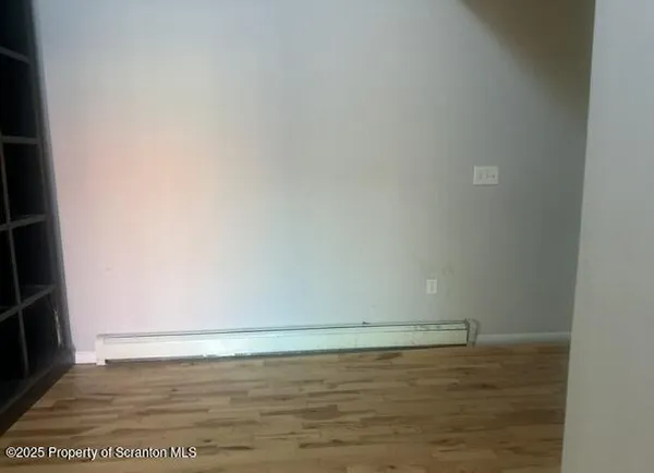 wooden floor in a room