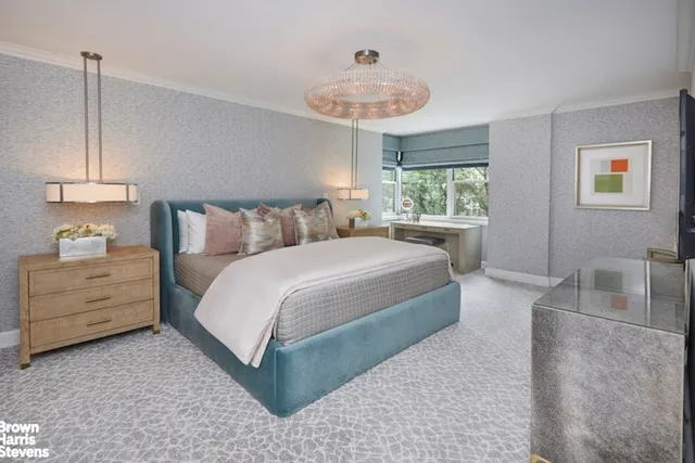 a large kitchen with a table and chairs