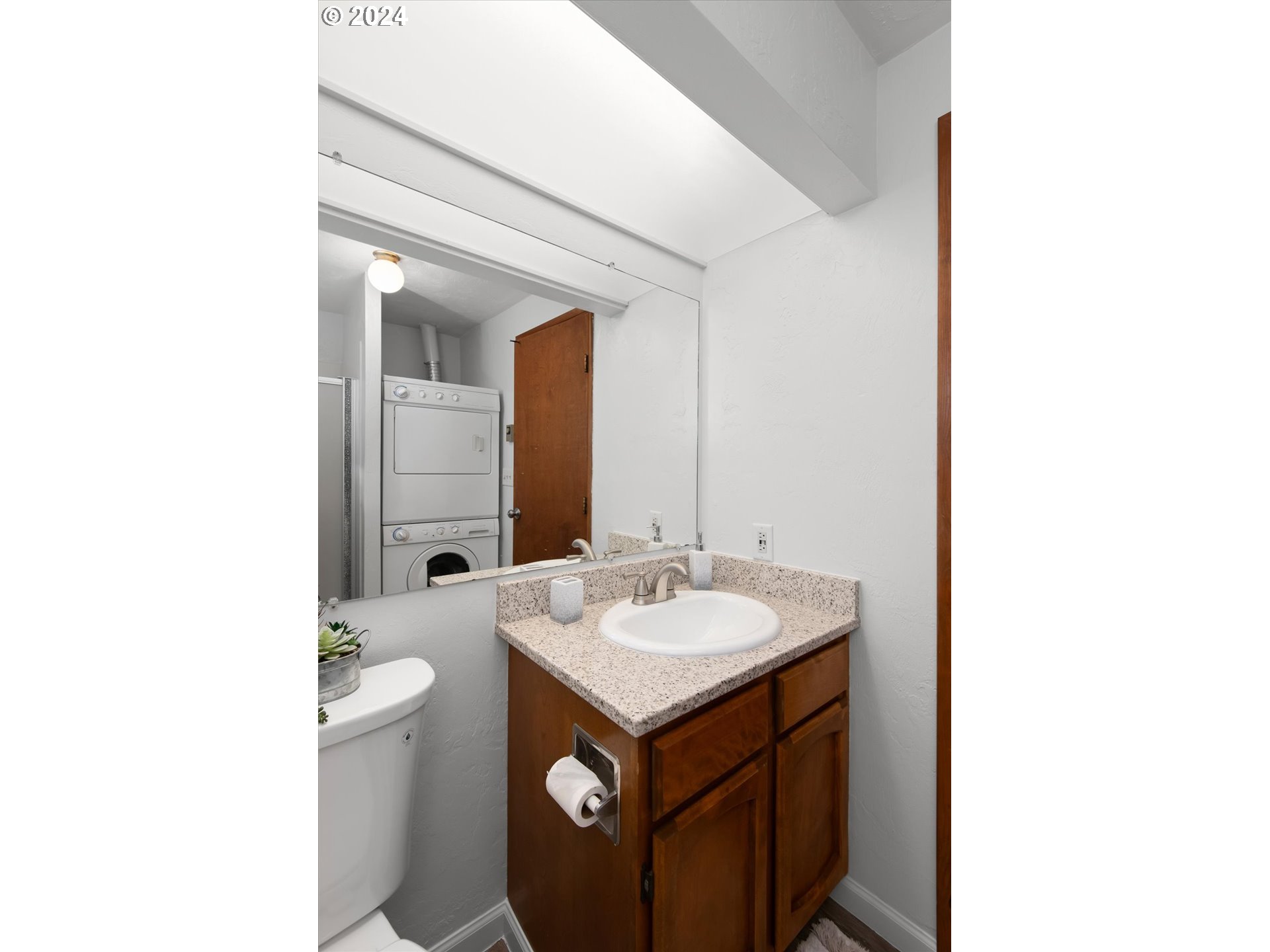 650 Harlow Road, Unit 202 Springfield, OR 97477 - Photo 22 of 34 a bathroom with a sink and a mirror